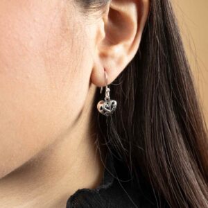 Aretes Corazón Barroco